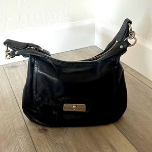 Coach shoulder black bag